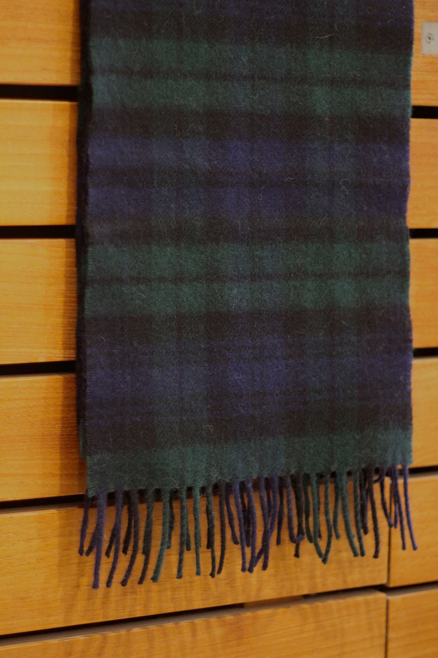 ÉCHARPE TARTAN BLEU ET VERT