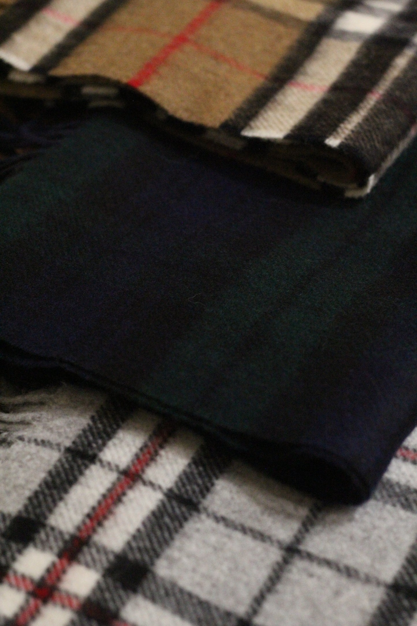 ÉCHARPE TARTAN BLEU ET VERT