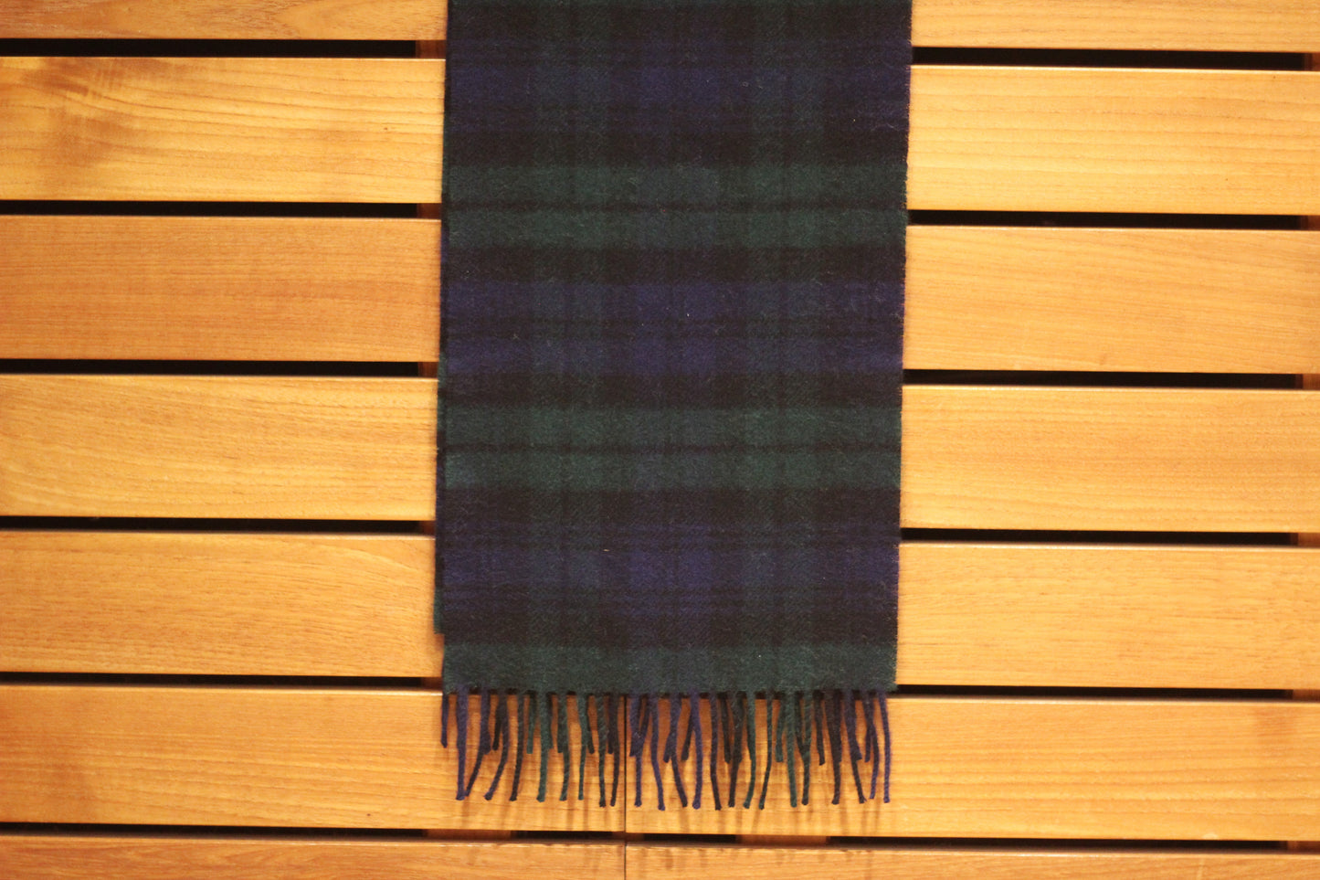 ÉCHARPE TARTAN BLEU ET VERT
